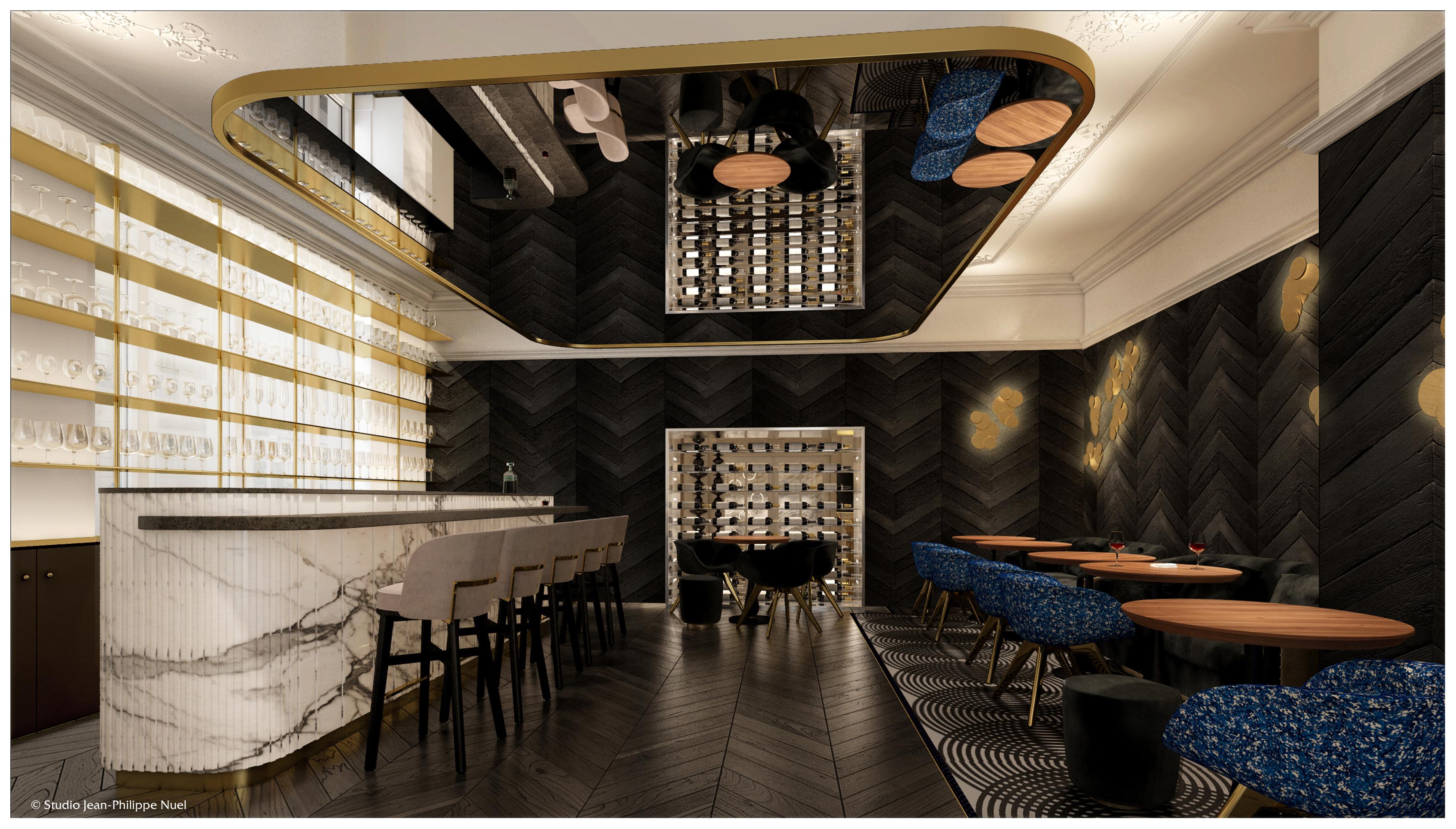 La Clef Champs-Elysees Paris By The Crest Collection Kültér fotó Interior of the restaurant