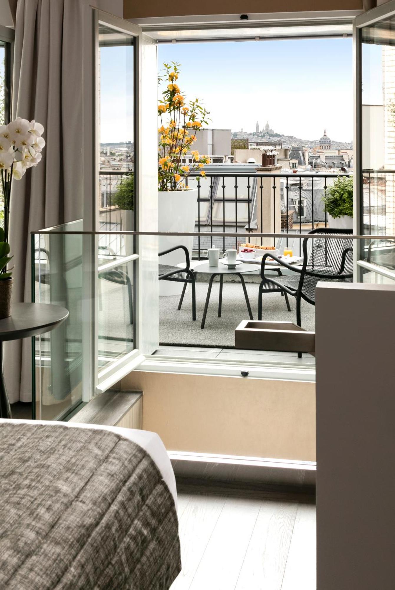 La Clef Champs-Elysees Paris By The Crest Collection Szoba fotó The Terrace